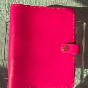 Filofax A5 Fluoro in Pink Agenda